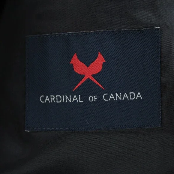Cardinal of Canada NWT 100% Wool Sport Coat Size 40S US In Solid Navy Blue